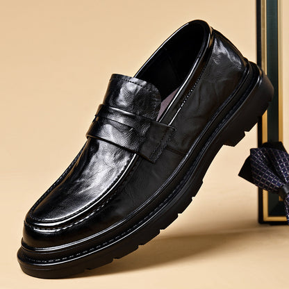👞【39-44】Nove muške elegantne, svestrane, prozračne kožne cipele s mekim potplatom koje se lako obuku