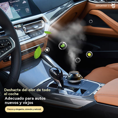 🚗【Imprescindible para el coche】Ambientador solar para coche, adorno perfumado para coche de larga duración