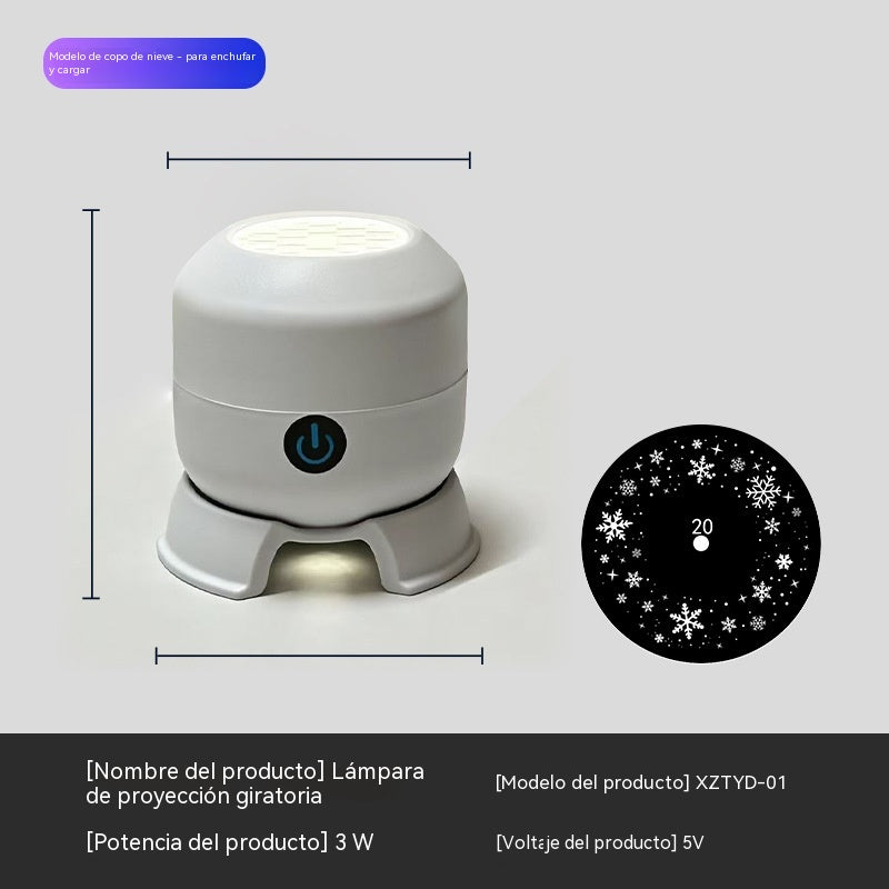 【50% de descuento por tiempo limitado】Proyector LED giratorio dinámico