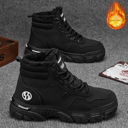 🔥🔥 【39-44】Nuevo estilo para otoño e invierno, botas antideslizantes versátiles para hombre con suelas gruesas