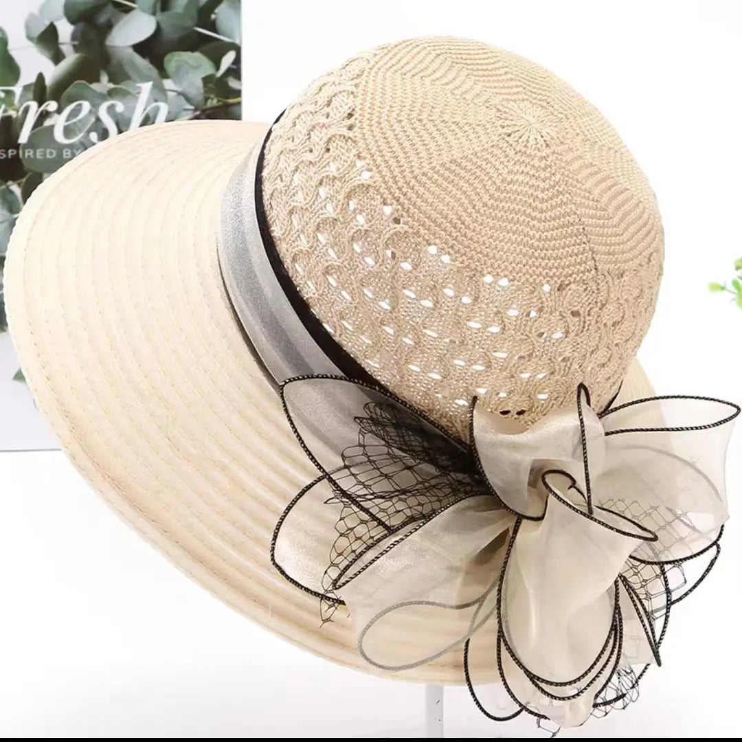 👒Nuevo sombrero de playa elegante y a la moda para mujer con protección solar.