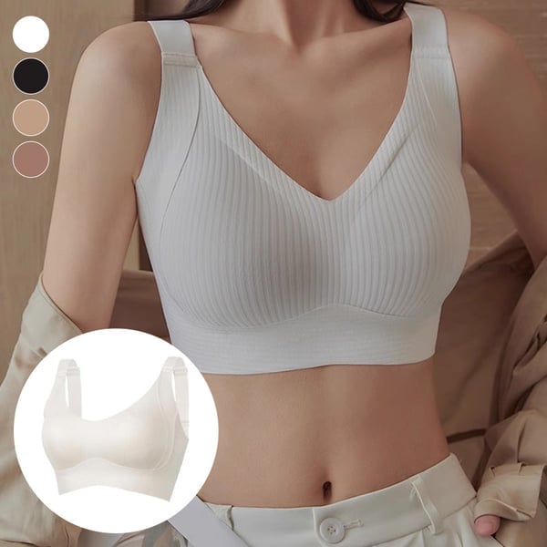 💥Kup 1, a 1 dostaniesz gratis😍【2 sztuki】Biustonosz bezszwowy modelujący piersi❤️【40-95KG】