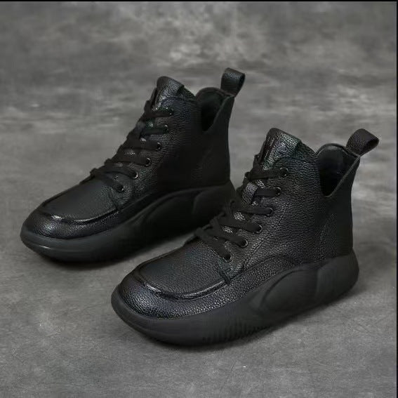 😍【36-41】Nove male kožne čizme za sport i slobodno vrijeme, martinke s debelim đonom, noge udobne i neumorne