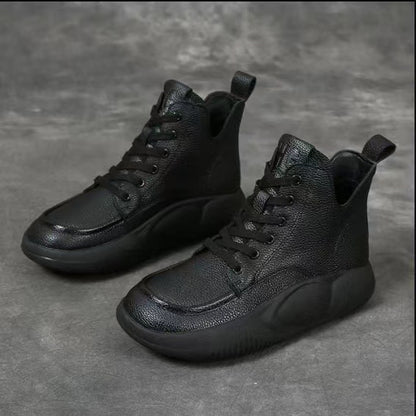 😍【36-41】Nove male kožne čizme za sport i slobodno vrijeme, martinke s debelim đonom, noge udobne i neumorne