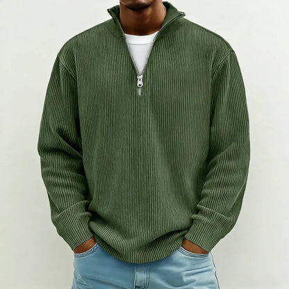 【S-5XL】Nuevo polo de cuello alto sencillo de color liso para hombre, colección 2026