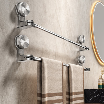 🎁【Dobírka】✨🚿Lehký a bezvrtací design – Výsuvný věšák na ručníky s přísavkou