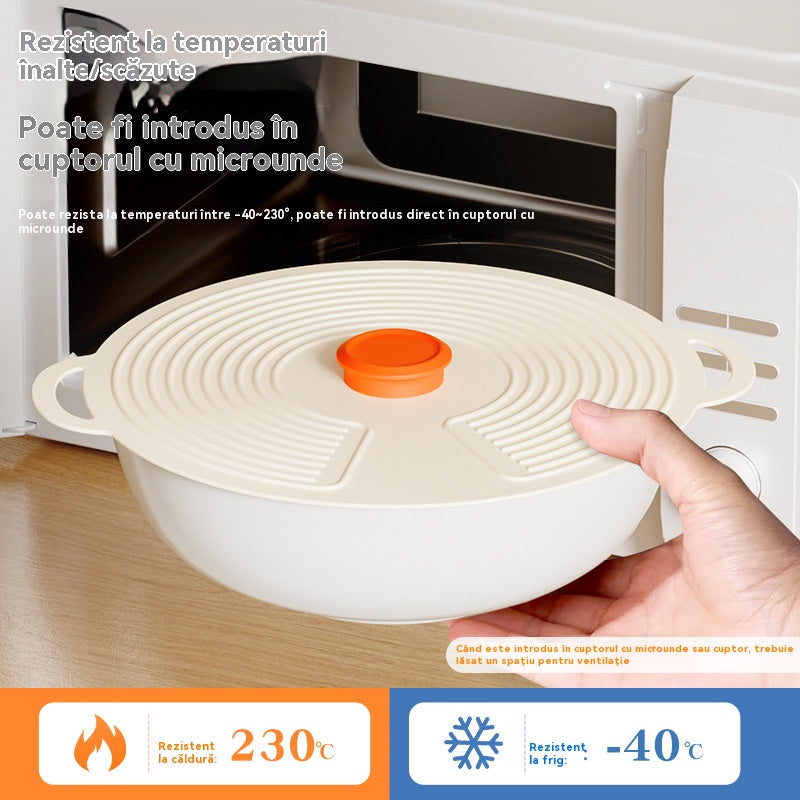 🔥【Ultima zi de reducere 50%】Set de 3 piese - Capace din silicon alimentar care păstrează prospețimea