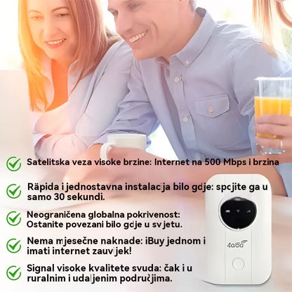 ✨✨【Uživajte u brzom internetu bilo kada i bilo gdje】📶📱Kompaktni i prijenosni 5G ruter