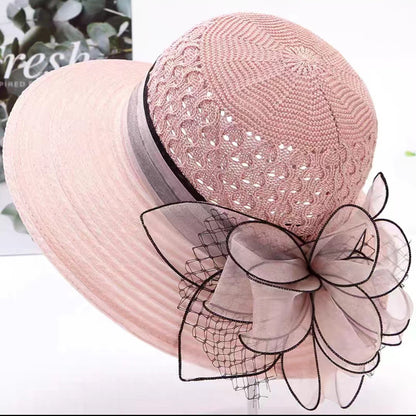 👒Nuevo sombrero de playa elegante y a la moda para mujer con protección solar.