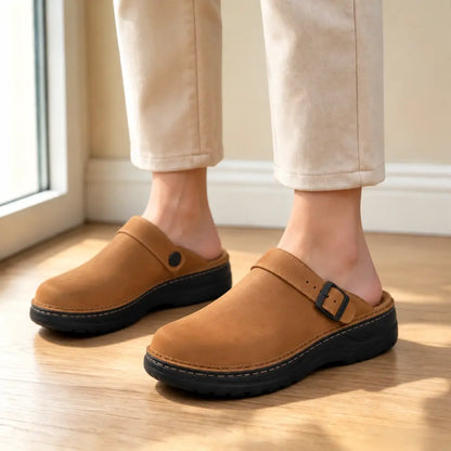【38-48】 Unisex multifunkční ležérní pantofle z pravé kůže s měkkou podrážkou