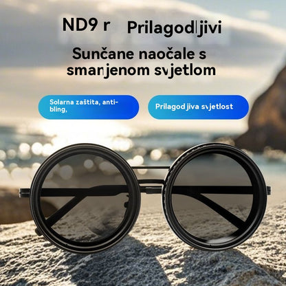 👓【🔥Popust ograničenog trajanja】Nove sunčane naočale s 9 razina podešavanja, prikladne za vanjsku upotrebu, ribolov, vožnju i s UV zaštitom