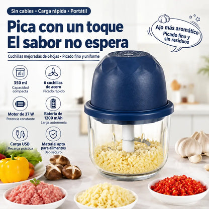 🛒Minipicadora de carne eléctrica e inalámbrica