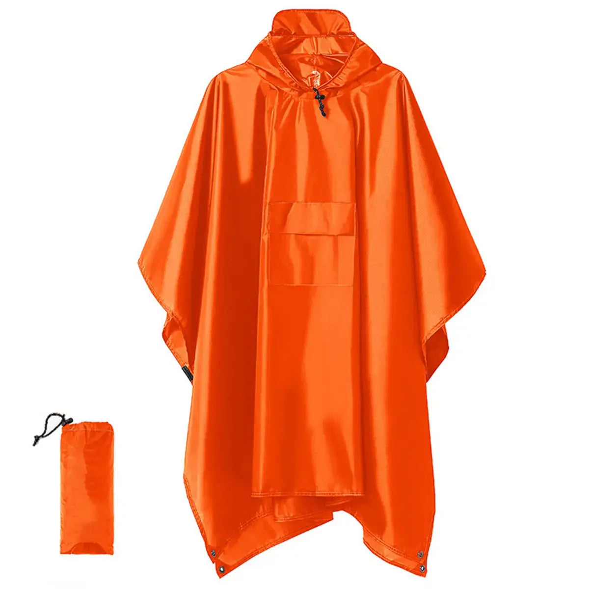 🏕️ Poncho de Lluvia Multifunción 3 en 1 | Capa Impermeable + Tienda de Campaña + Manta de Suelo | Para Senderismo y Camping 🌧️