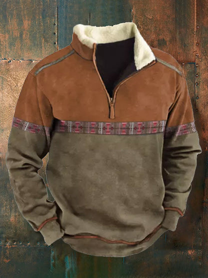 👕【35% POPUST】【S-4XL】Moden, topel moški pulover z dolgimi rokavi in 3D-tiskom za jesen-zimo 2025