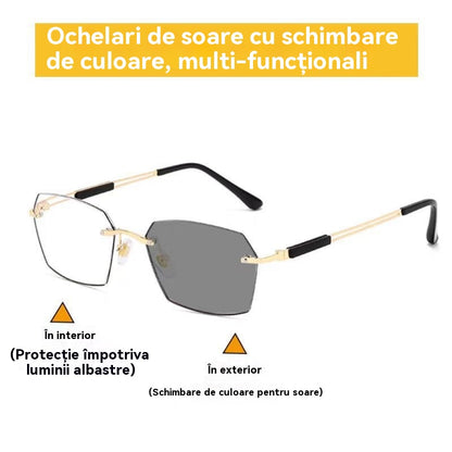 ✨🕶【Reducere limitată în timp】Ochelari de citit fotocromatici inteligenți noi pentru bărbați și femei, ochelari care blochează lumina albastră