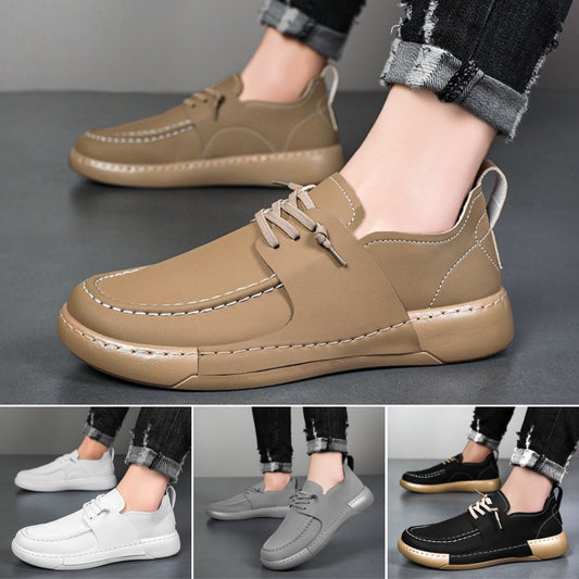 👞【39-46】Nou pentru 2025, pantofi casual anti-alunecare, la modă pentru bărbați, retro