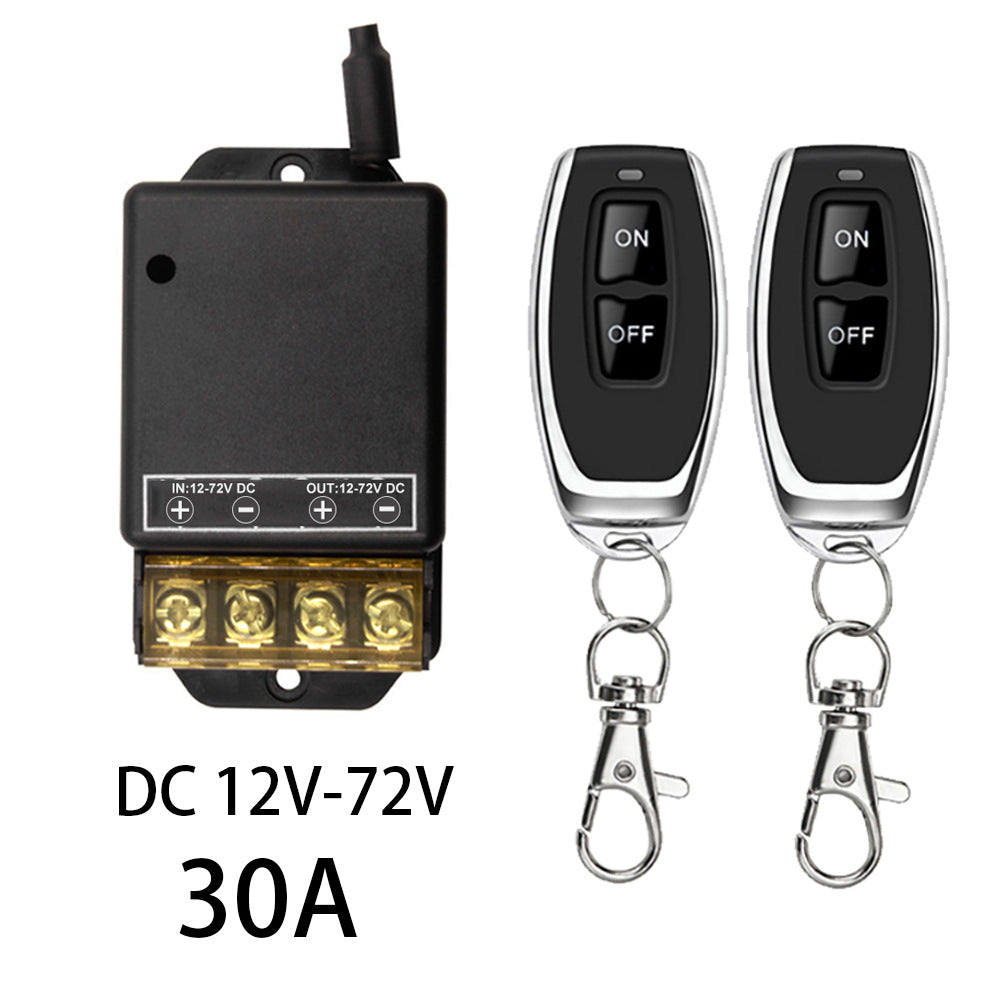 【Artículos para el hogar】【Oferta destacada】Interruptor con control remoto inalámbrico – Relé de alta potencia de 30 A
