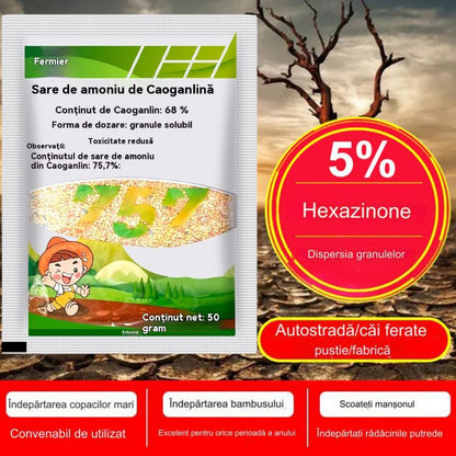 🔥【5 pungi】🌽🌱Glyphosate 757 glifosat de amoniu citrice livadă porumb erbicid împotriva buruienilor