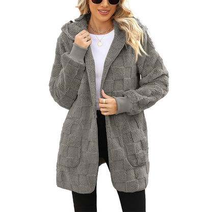 ☃️❄️【S-5XL】🌸Novost za zimsko sezono: ženska casual jakna s kariranim flisom