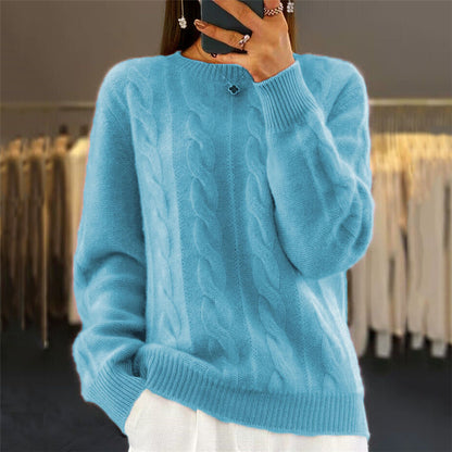🔥✨【Novi jesenski stil】【S-2XL】2025 Jednobojni visokokvalitetni mekani i udobni vuneni džemper