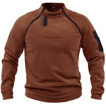🔥📢【S-4XL】Nueva chaqueta de capa base con forro polar para hombre (colección 2026) – Cálida y moderna, diseño básico pero elegante