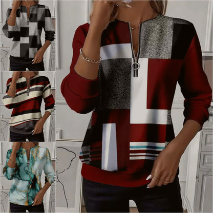 🔥【S-3XL】2026 Mikina s dlouhým rukávem a raglánovým potiskem