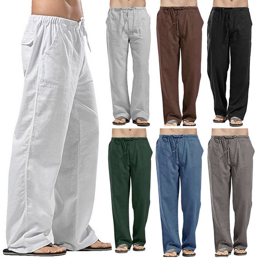 💥【S-5XL】2025 de pantaloni casual pentru bărbați noi, material din bumbac de înaltă calitate, moale și respirabil