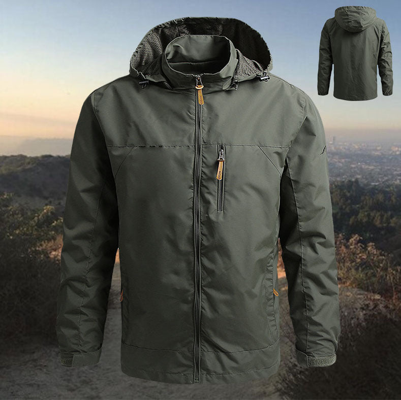 【M-5XL】Εξωτερική εξάνθημα με κουκούλα χαλαρή τοποθέτηση συν μέγεθος casual σακάκι