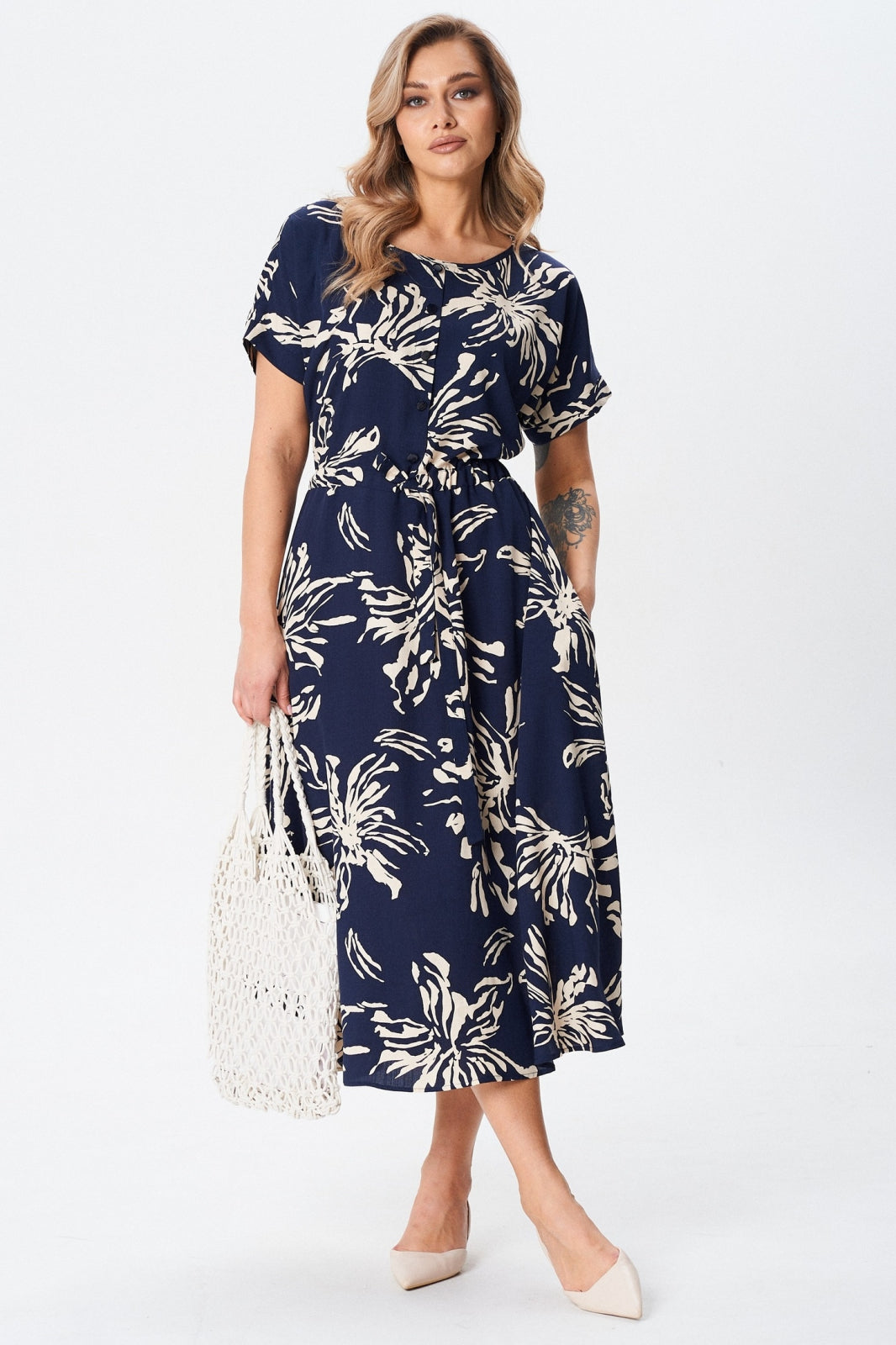 [S-5XL]Rochie lejeră din bumbac, mărimi mari | Confortabilă, vaporoasă, perfectă pentru vară