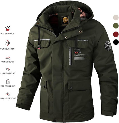 🔥✨【M–6XL】Nová pánska jesenná a zimná bunda 2025 – hrejivá, vetruodolná a nepremokavá