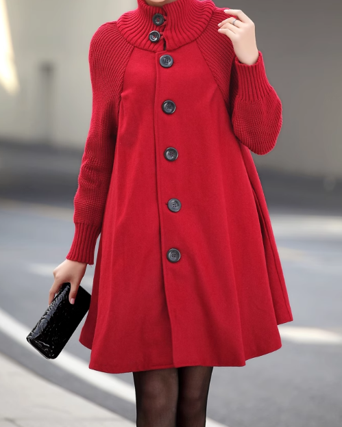 👗[43 % popust🔥🔥]【M-5XL】Nov ležerni volnen plašč srednje dolžine