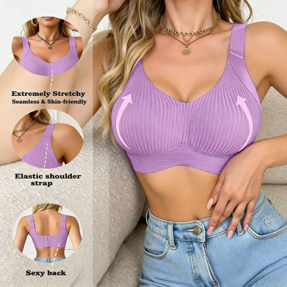 😍【Kupte jednu, druhou dostanete zdarma】Dámská jednodílná podprsenka bez kostic ❤️【40-95 kg】Pohodlná a prodyšná