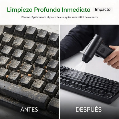 🔥🌪️ Potente soplador de alta velocidad para eliminar el polvo — Ideal para acampar, limpiar el polvo y retirar nieve