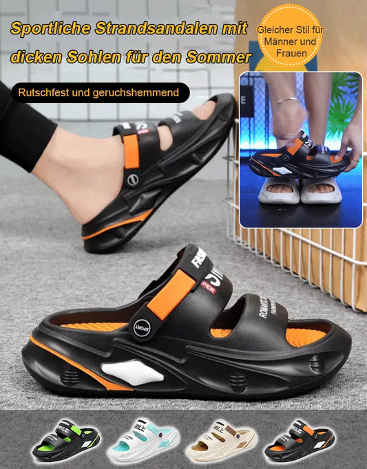 【36-45】Nuevas sandalias antideslizantes de suela gruesa, a la moda, modelo 2026