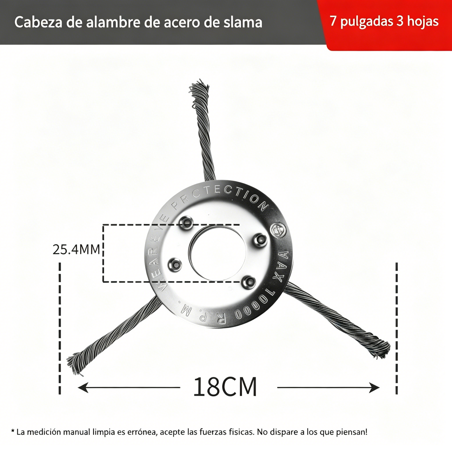 🧰🔥Última oferta especial【Compra 1 y llévate 1 gratis】🔥Desbrozadora de alambre de acero
