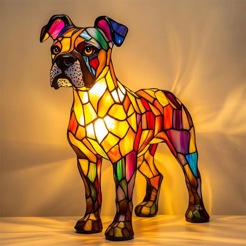 🐕🐕Lumină de noapte cu LED-uri pentru statui de animale
