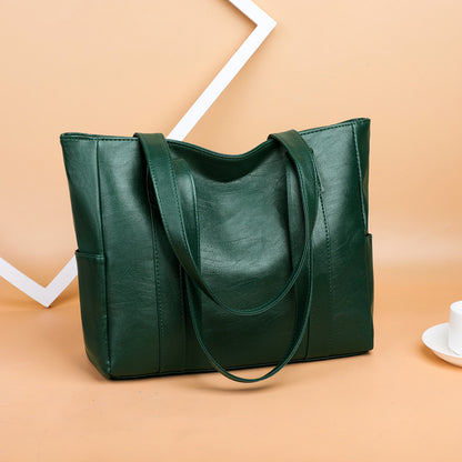 ✨👜【Reducere 50%】【Capacitate mare】Geantă de umăr pentru femei din piele moale, nouă din 2025.