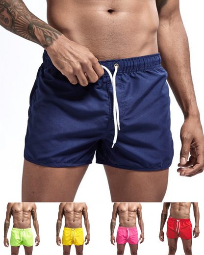 🏄‍♂️🏖️【S-4XL】😍 Pánske rýchloschnúce plážové šortky pre väčšie veľkosti, voľné a priedušné športové šortky so sťahovacou šnúrkou