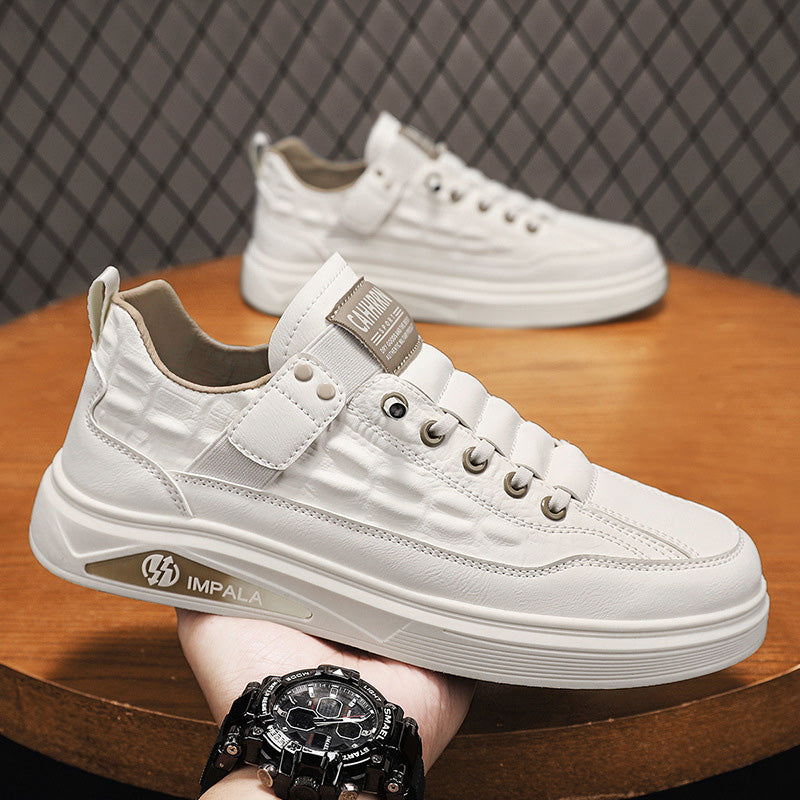 ✨Novedad para otoño [39-44] Zapatos casuales transpirables para hombre: zapatillas de cuero con suela robusta
