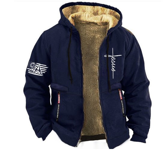 🔥🧥🔥【Plaćanje po preuzimanju】【S-5XL】Muška jesensko/zimska modna ležerna jakna od debelog flisa