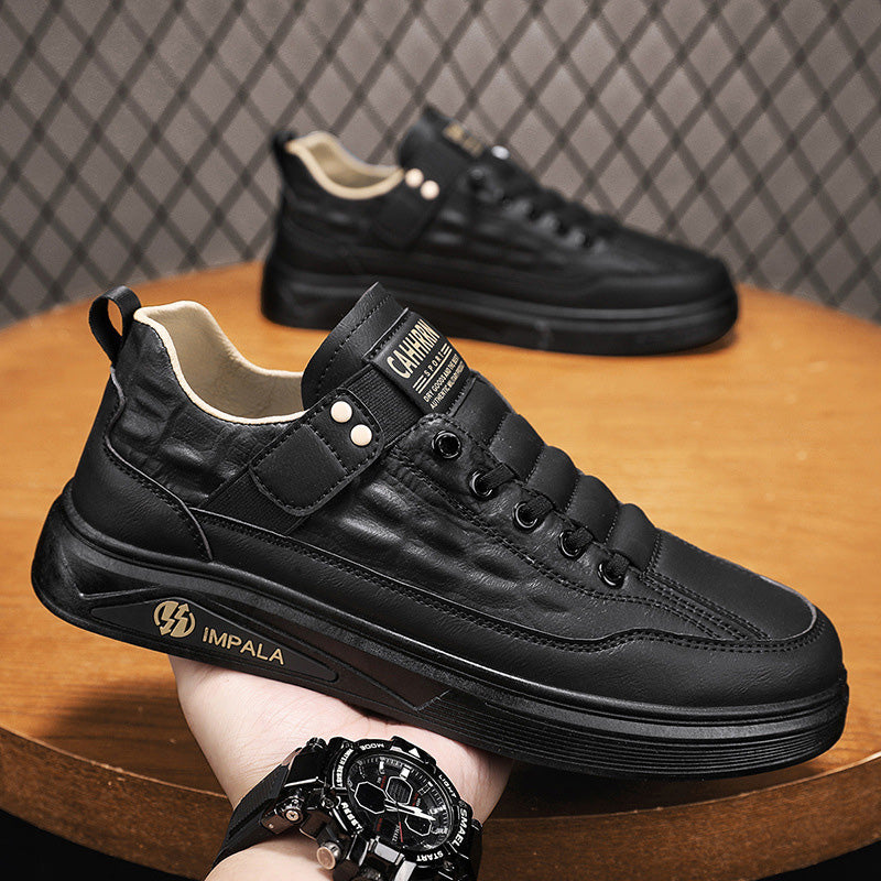 ✨Novedad para otoño [39-44] Zapatos casuales transpirables para hombre: zapatillas de cuero con suela robusta