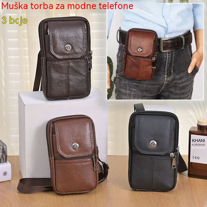 🔥【50% popusta】Prijenosna torba za telefon hibridnog dizajna (torba za nošenje preko tijela i preko ramena) za muškarce