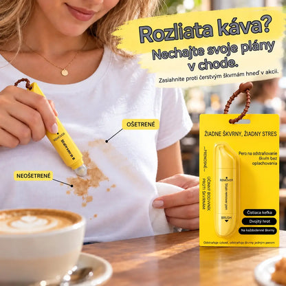🔥【Kúp 1, druhý získaš zadarmo】🧼 Prenosné obojstranné pero na odstraňovanie škvŕn ✨ Okamžitý pomocník na núdzové čistenie oblečenia (nevyžaduje oplachovanie); ideálne na škvrny od oleja a kávy