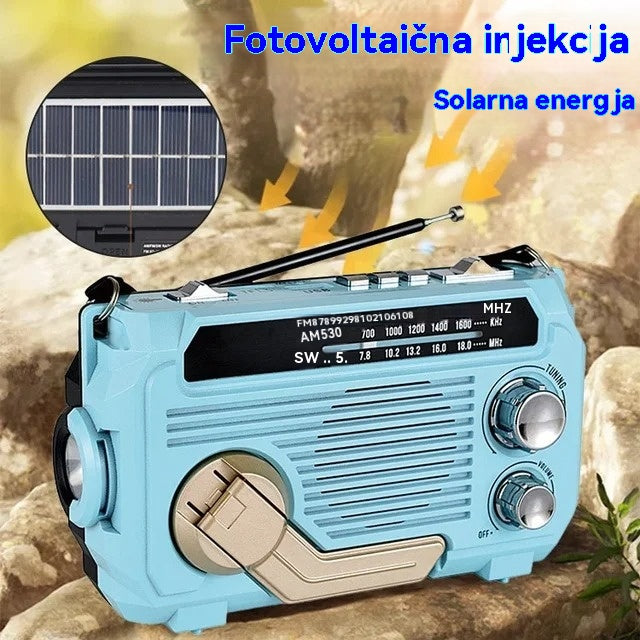 🏕️【Popust ograničenog trajanja】Višenamjenska prijenosna svjetiljka s AM radiom - Plaćanje pouzećem 🚛