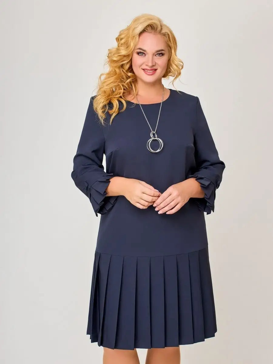 💌【S-5XL】👗 Visokokvalitetna jednobojna elegantna haljina2026