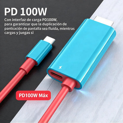 🔥 OFERTA POR TIEMPO LIMITADO: ¡50% de descuento! 🔥 Cable adaptador de USB-C a HDMI para Switch