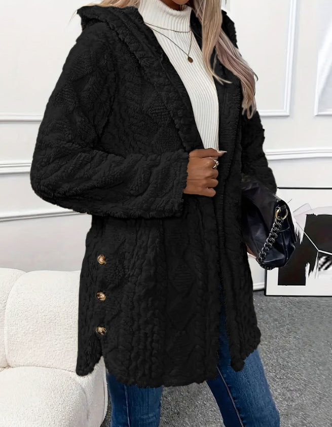 🔥【S-5XL】🍂☃️💖2025 Damska kurtka polarowa na jesień i zimę z kapturem i dwustronną powierzchnią