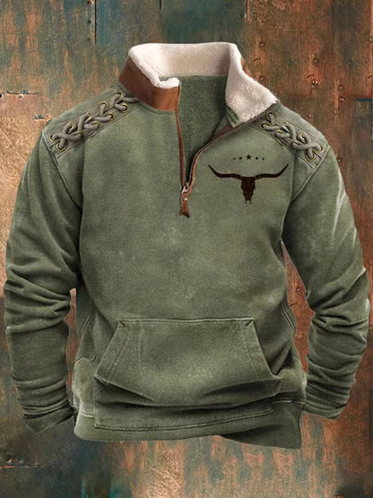 👕【35% POPUST】【S-4XL】Moden, topel moški pulover z dolgimi rokavi in 3D-tiskom za jesen-zimo 2025