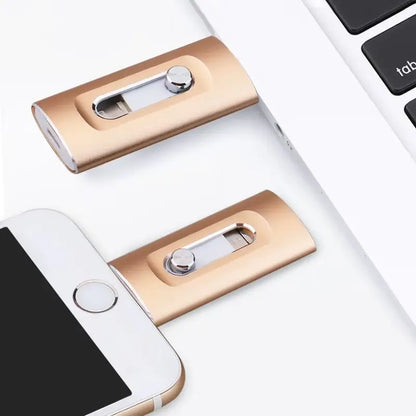 ⚡【✨Descuento por tiempo limitado】Unidad flash 4 en 1 para iPhone/iPad/Android/PC