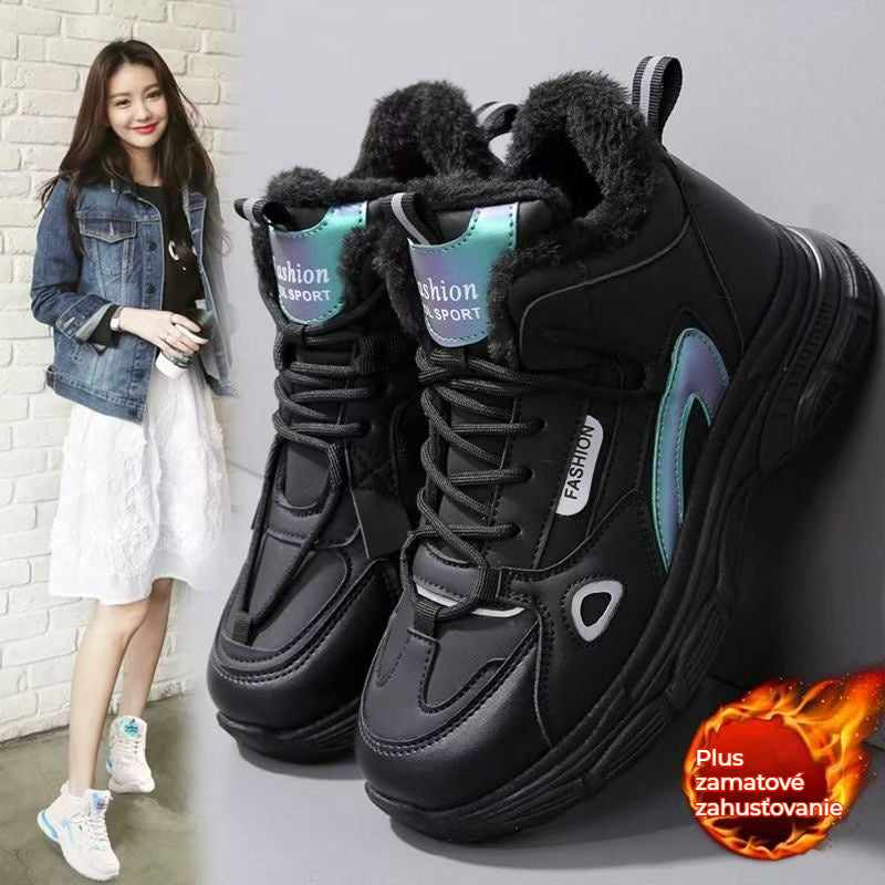 ❄️【35-40】2025 Winter New Stylish Warm Cotton Boots with Fleece Lining